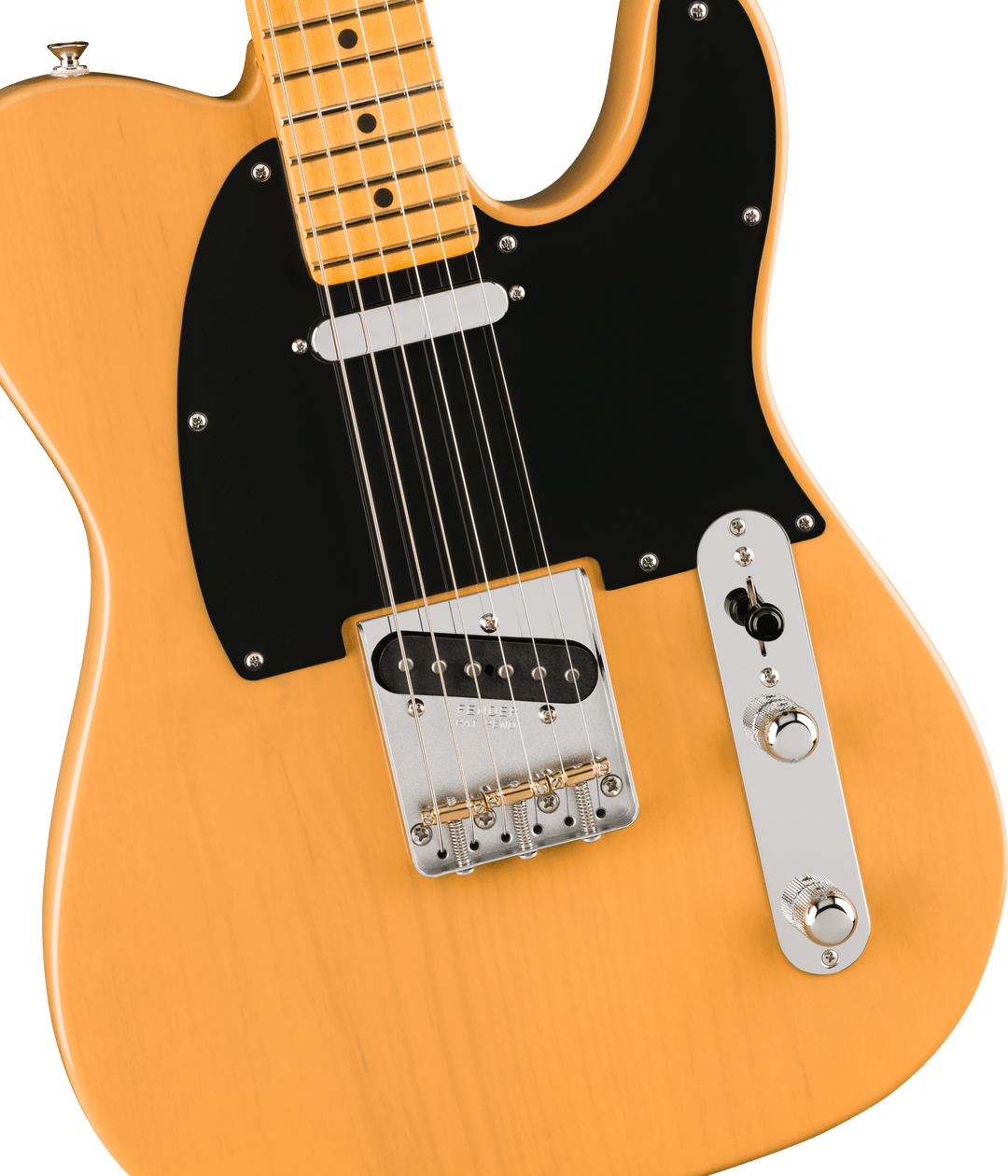 Fender American Professional Classic Telecaster, vaahteraotelauta, Butterscotch Blonde