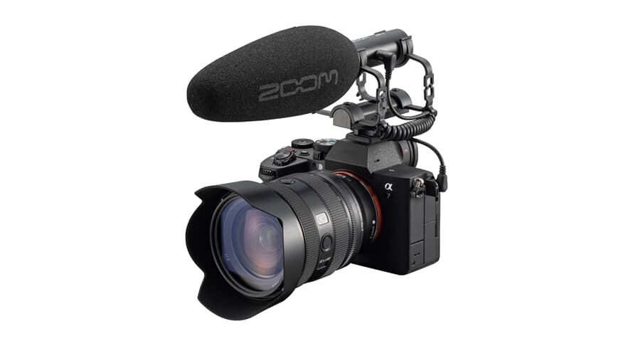 Zoom ZSG-1 haulikkomikrofon kameraan