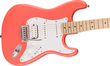 Fender Squier Sonic Stratocaster HSS -sähkökitara-aloituspaketti (Tahitian Coral)