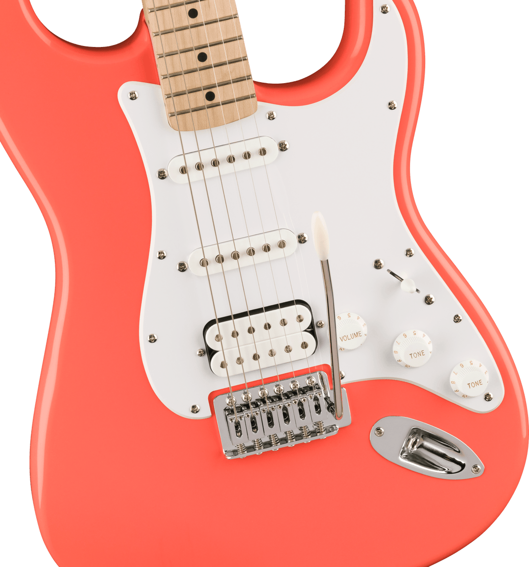 Fender Squier Sonic Stratocaster HSS Sähkökitara Aloituspaketti (Tahitian Coral)