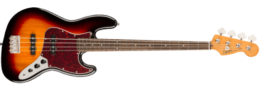 Fender Squier Classic Vibe '60s Jazz -bassokitara (Musta) 