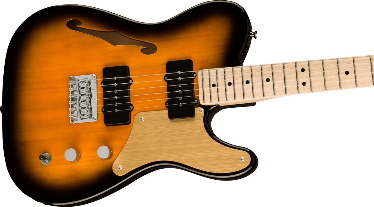 Fender Squier Paranormal Carbronita Telecaster Thinline sähkökitara (Sunburst)