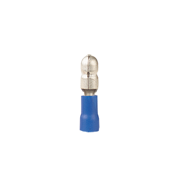 Kaapelikenkä sininen uros pyöreä 1,5-2,5mm2 10 kpl