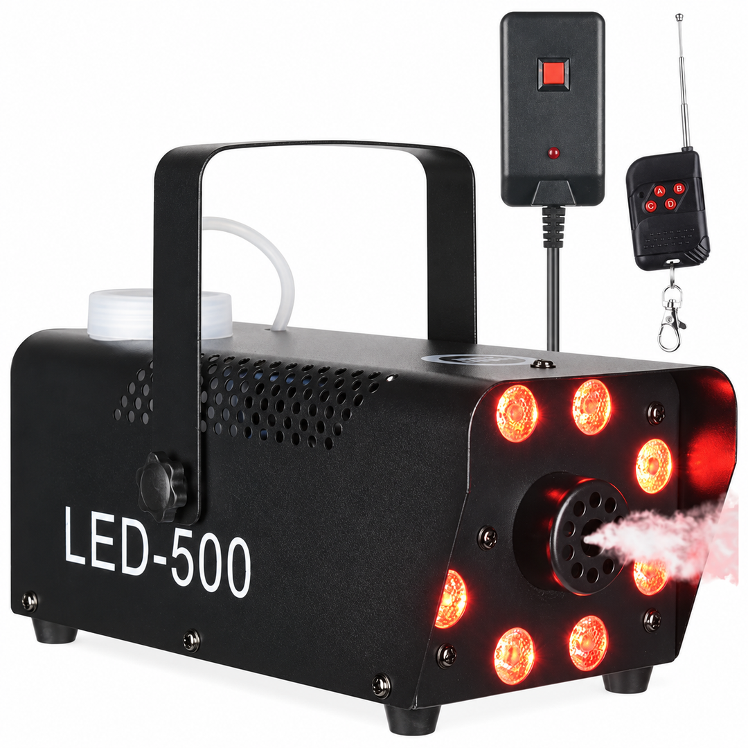 Light4Me Fog 500 LED Fog Machine 500W LED-valolla