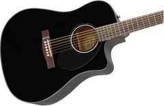 Fender CD-60SCE Dreadnought Western Kitara (Sort)