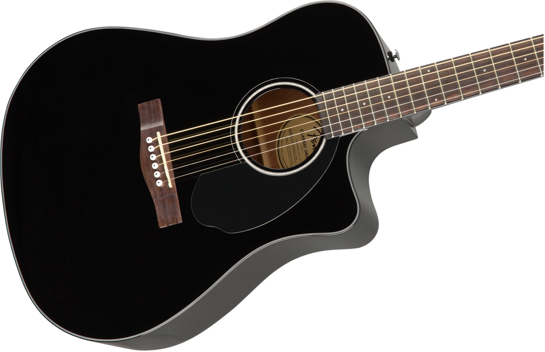 Fender CD-60SCE Dreadnought Western Kitara (Sort)