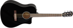 Fender CD-60SCE Dreadnought Western Kitara (Sort)