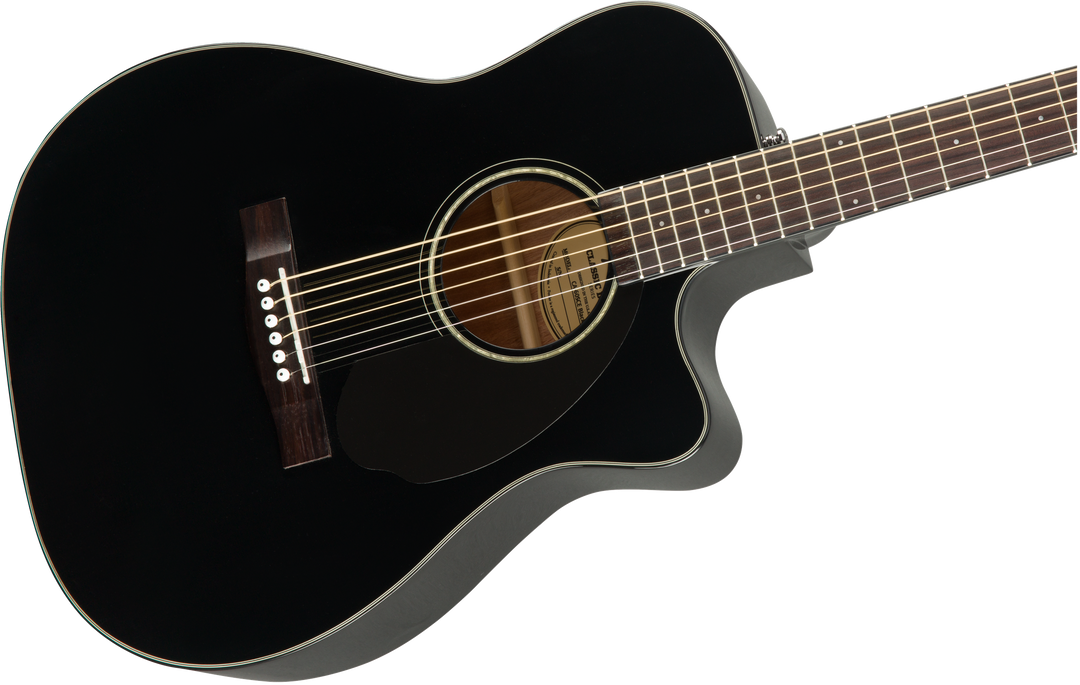 Fender CC-60SCE Concert Western Kitara (Sort)