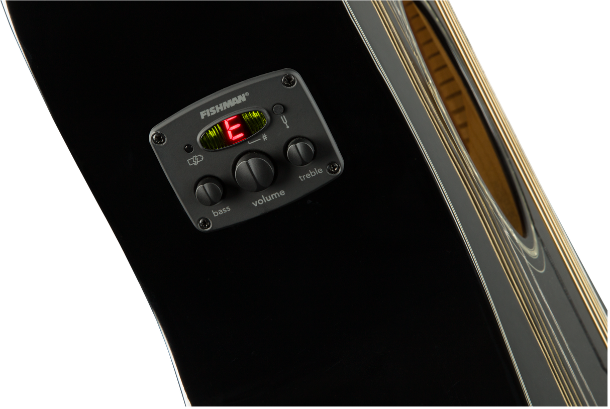 Fender CC-60SCE Concert Western kitara (musta)