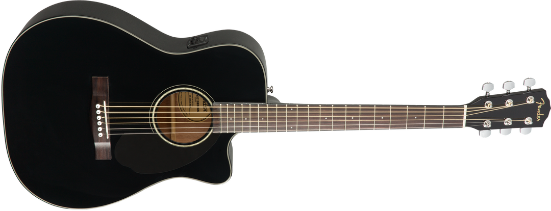 Fender CC-60SCE Concert Western Kitara (Sort)