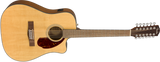 Fender CD-140SCE 12-kielinen Western kitara (Natural)