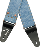 Fender x Wrangler Denim kitarahihna (vaalea indigo, 2")