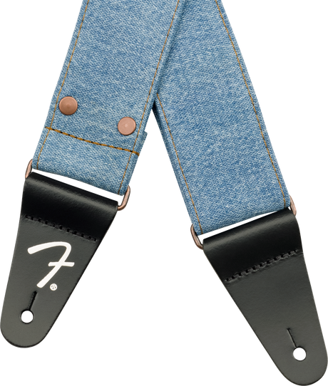 Fender x Wrangler Denim Kitarahihna (Light Indigo, 2")