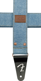 Fender x Wrangler Denim kitarahihna (vaalea indigo, 2")