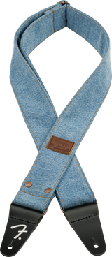 Fender x Wrangler Denim kitarahihna (vaalea indigo, 2")