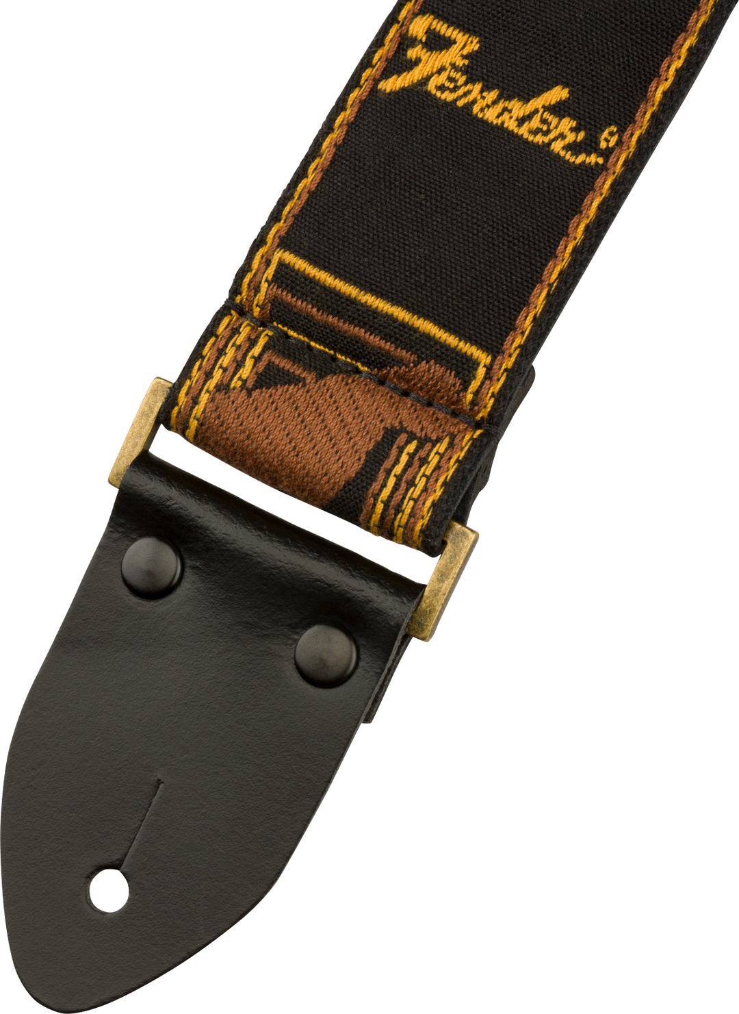 Fender Legacy Vintage Kitarahihna (Black/Yellow/Brown, 2")