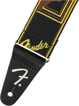 Fender Painoton kitarahihna (Black/Yellow/Brown, 2")