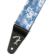 Fender Hawaiian Kitarahihna (Blue Floral, 2")