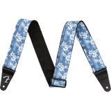 Fender Havaijilainen kitarahihna (Blue Floral, 2")