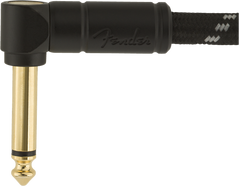 Fender Deluxe Kitarakaapeli Kulmaliitin (Black Tweed, 4,5m)