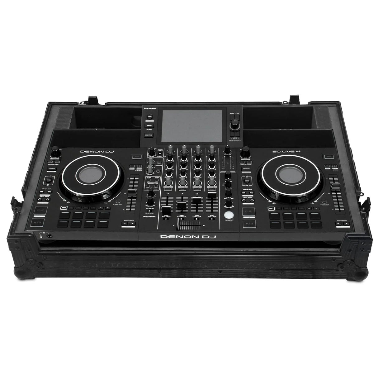 UDG Ultimate Flight Case Denon DJ SC LIVE 4 Black Plus (Pyörät)