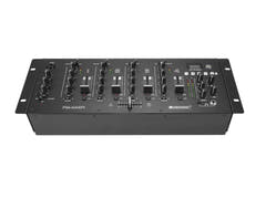 OMNITRONIC PM-444Pi 4-kanavainen DJ-sekoitin soittimella & USB-liitännällä