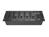 OMNITRONIC PM-444Pi 4-channel DJ Mixer with Player & USB Interface