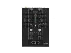 OMNITRONIC PM-202F 2-kanavainen DJ-miksaaja suodattimella ja Bluetooth