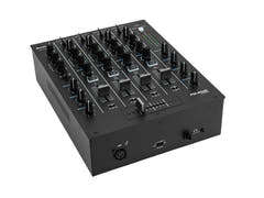 OMNITRONIC PM-404F 4-kanavainen DJ-värähtelypöytä suodattimella ja Bluetooth