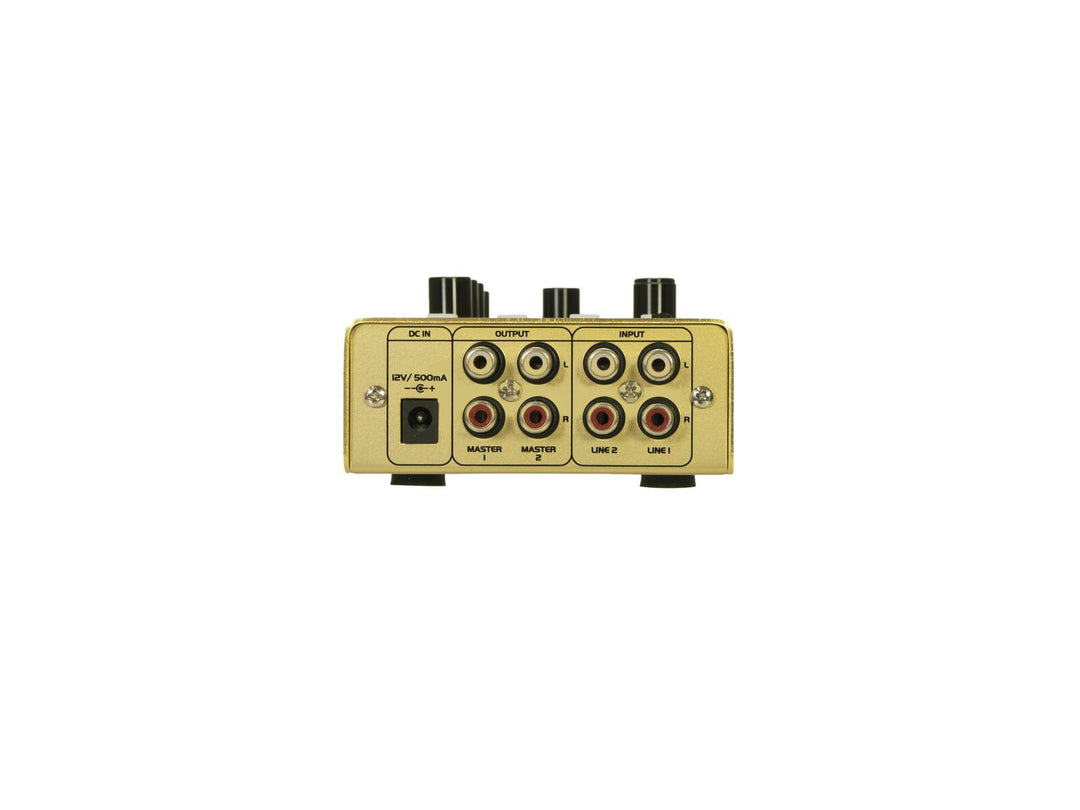 OMNITRONIC GNOME-202P Mini Mixer kultainen