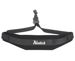Neotech Soft Sax -saksofonihihna XL, musta, muovinen koukku
