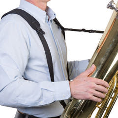 Neotech Tuba Harness standard, sort bæresele, 55,8 til 68,6 cm
