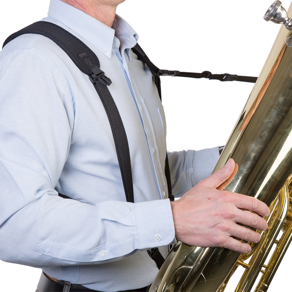 Neotech Tuba Harness standard, sort bæresele, 55,8 til 68,6 cm
