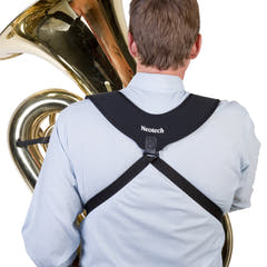 Neotech Tuba Harness standard, sort bæresele, 55,8 til 68,6 cm