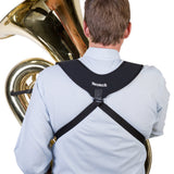 Neotech Tuba Harness standard, sort bæresele, 55,8 til 68,6 cm