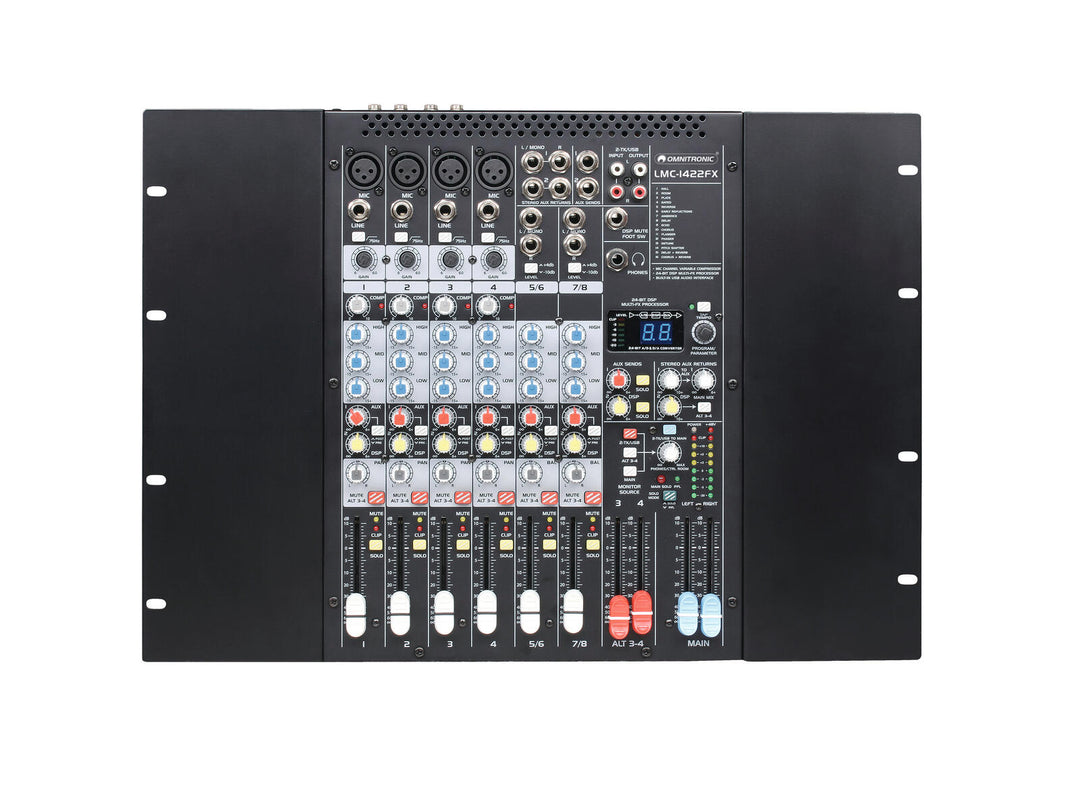 OMNITRONIC LMC-1422FX USB-miksauspöytä