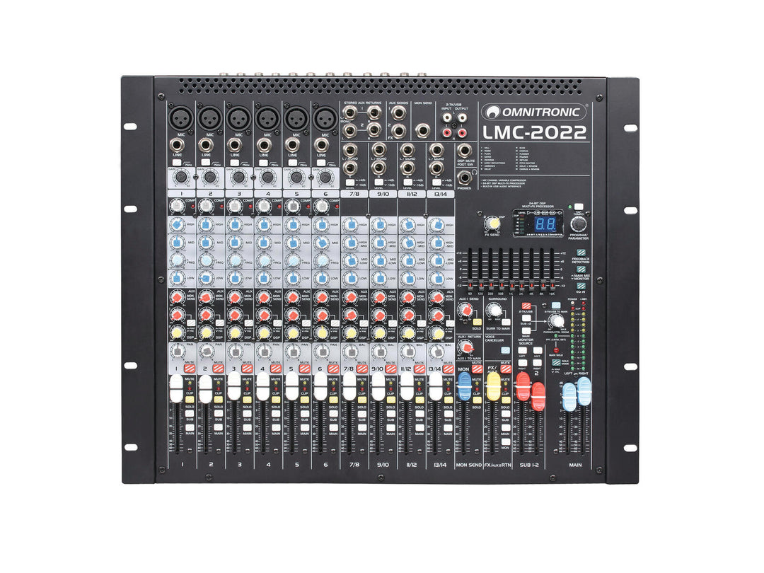 OMNITRONIC LMC-2022FX USB-miksauspöytä