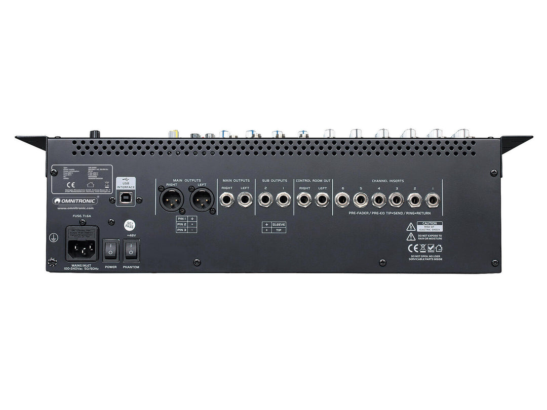 OMNITRONIC LMC-2022FX USB-miksauspöytä