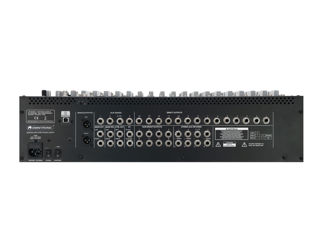 OMNITRONIC LMC-3242FX USB-mikserikonsoli