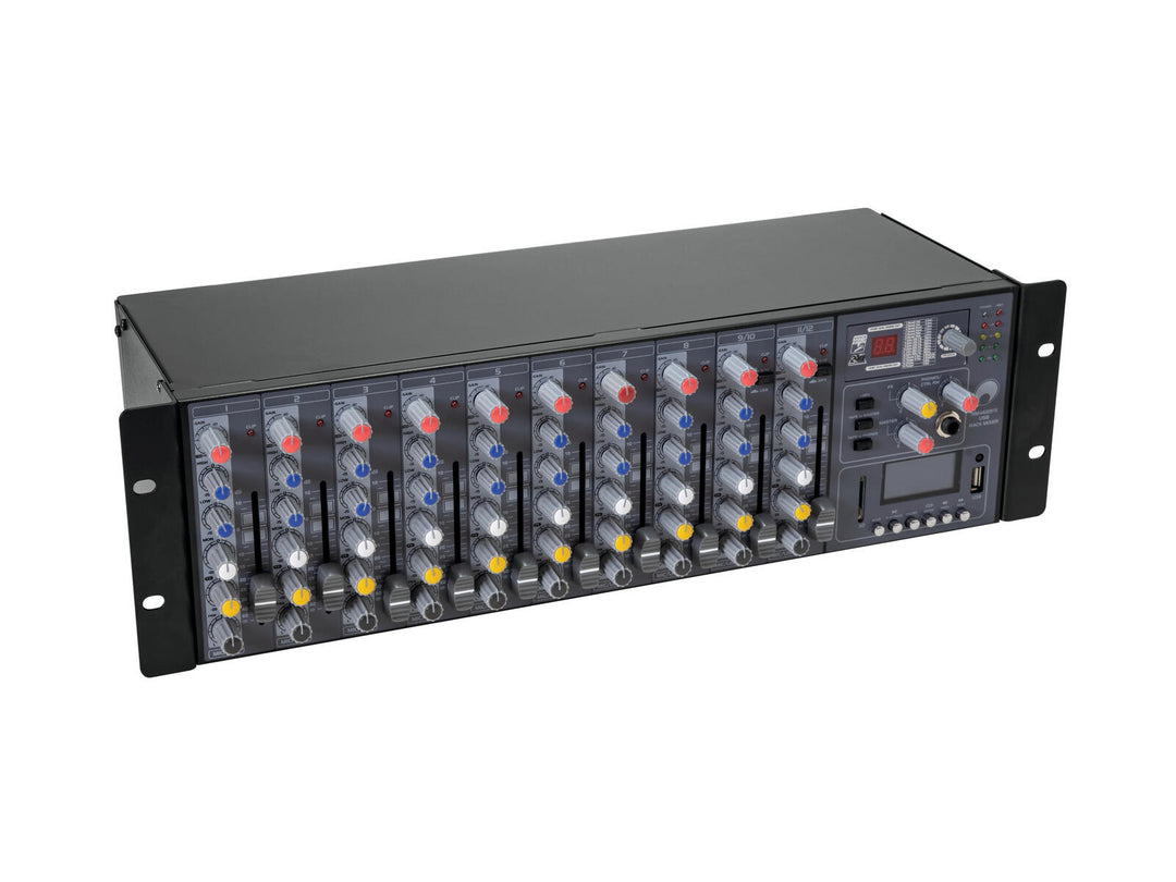 OMNITRONIC RM-1422FX USB-räkki-mikseri