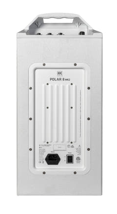 HK Audio POLAR 8 MK2 White aktiivinen pylväs-PA-järjestelmä 1200W Bluetooth-yhteydellä
