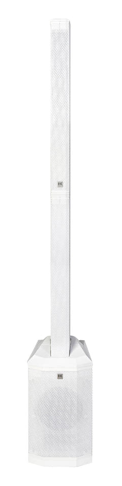 HK Audio POLAR 8 MK2 White aktiivinen pylväs-PA-järjestelmä 1200W Bluetooth-yhteydellä