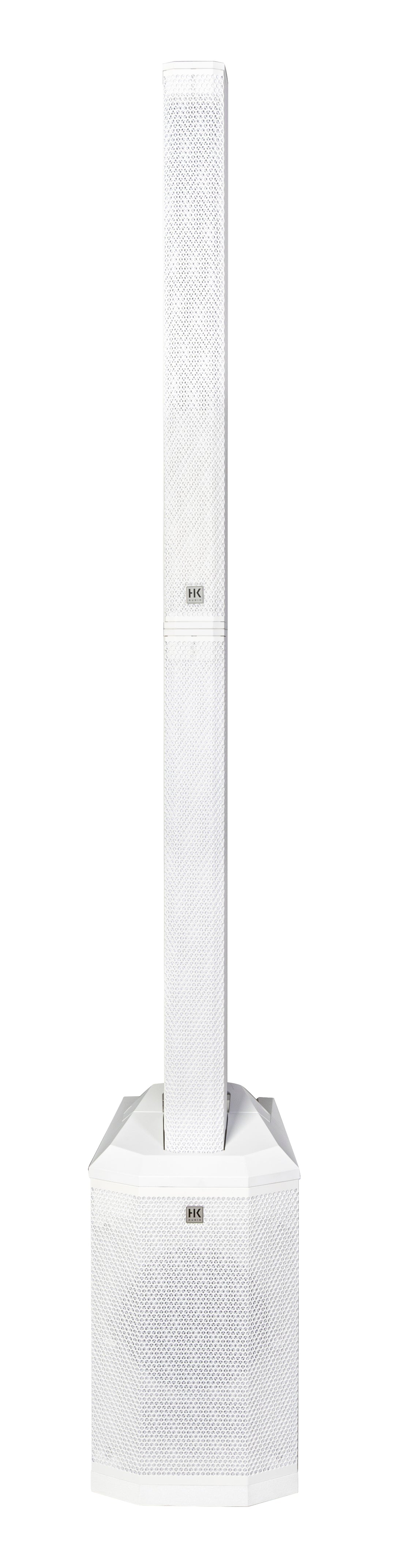 HK Audio POLAR 8 MK2 White aktiivinen pylväs-PA-järjestelmä 1200W Bluetooth-yhteydellä