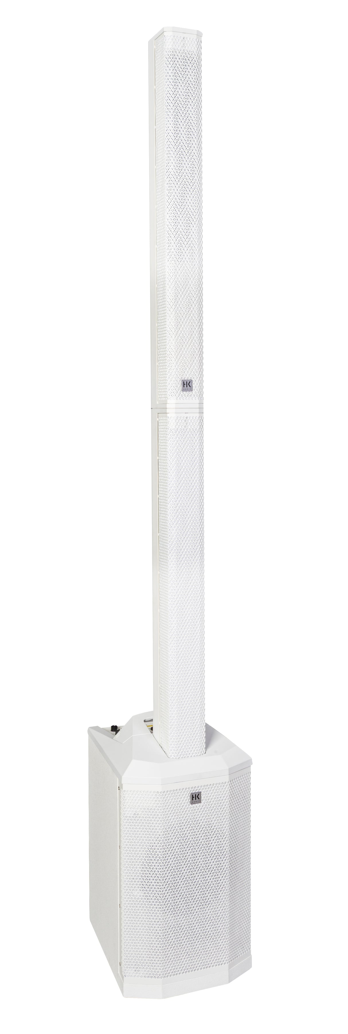 HK Audio POLAR 8 MK2 White Aktivt Søjle-PA System 1200W med Bluetooth