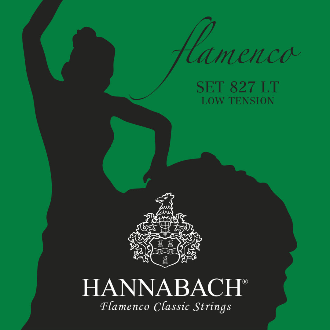 Hannabach-kielet klassiselle kitaralle Serie 827 Low Tension Flamenco - Set low (827LT)