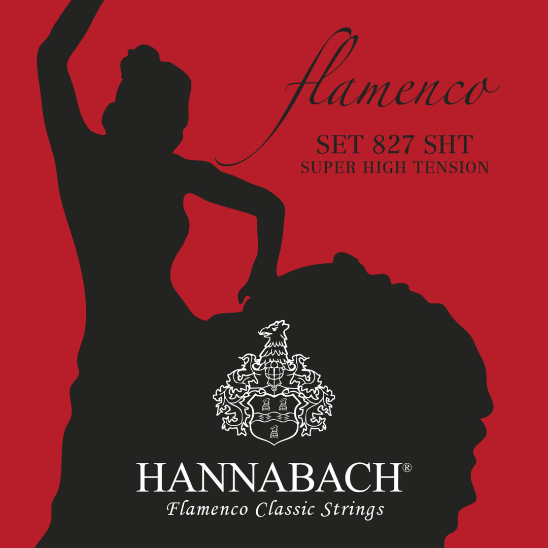 Hannabach Strings for classic Kitarat Serie 827 Super High Tension Flamenco - Set super high (827SHT)
