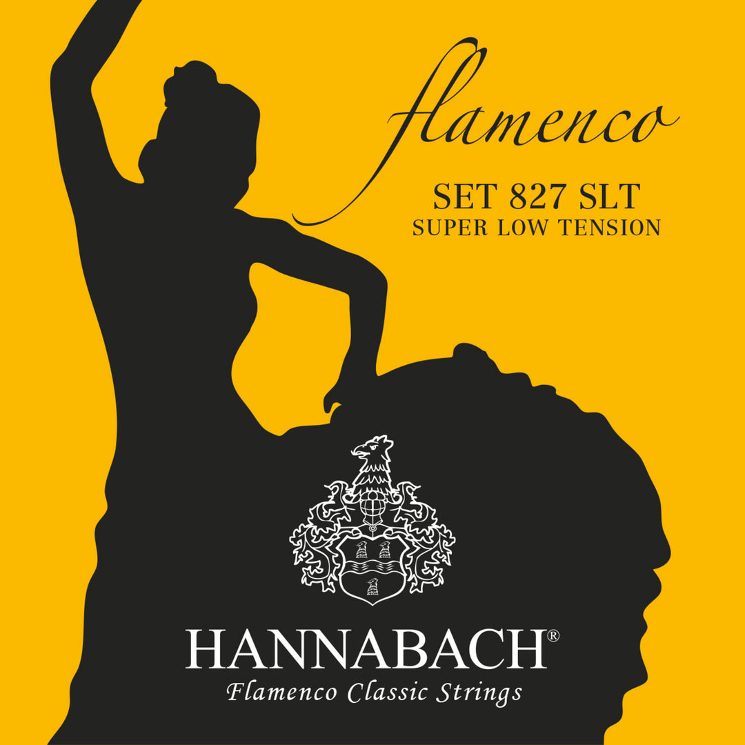 Hannabach Strings for classic kitarat Serie 827 Super Low Tension Flamenco - Set super-low (827SLT)