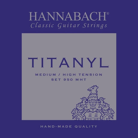 Hannabach 950 H/B2 -diskanttikieli, klassinen kitara, medium/high tension