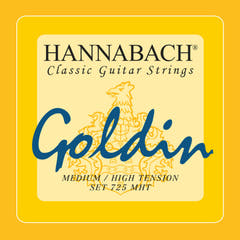 Hannabach Strings for classic kitarat Series 725 Medium/High Tension Goldin - Set medium-high (725MHT)