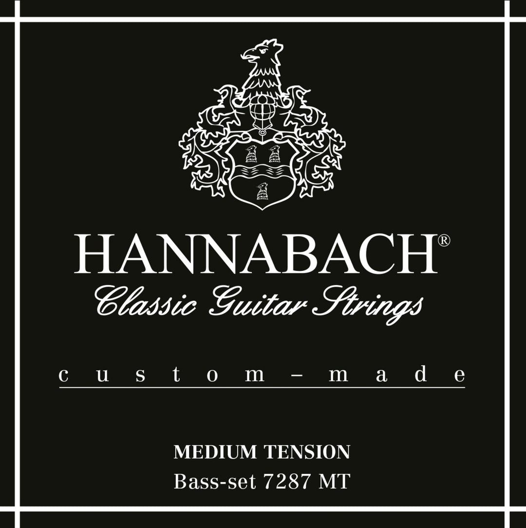 Hannabach Strings for classic kitarat Series 728 Medium Tension Custom Made - 3er Bass medium (7287MT)